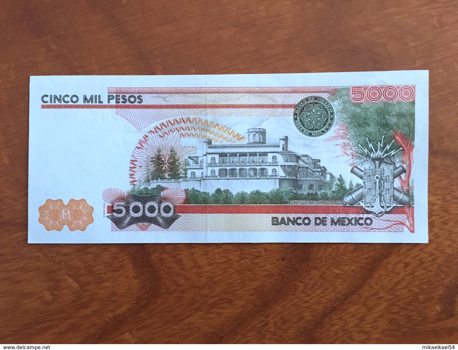 MEXIQUE - 5000 Pesos - Pick 83a - Quatrième Édition, Type 3 - Série DV - Daté Du 13 May 1983 - UNC - Mexique