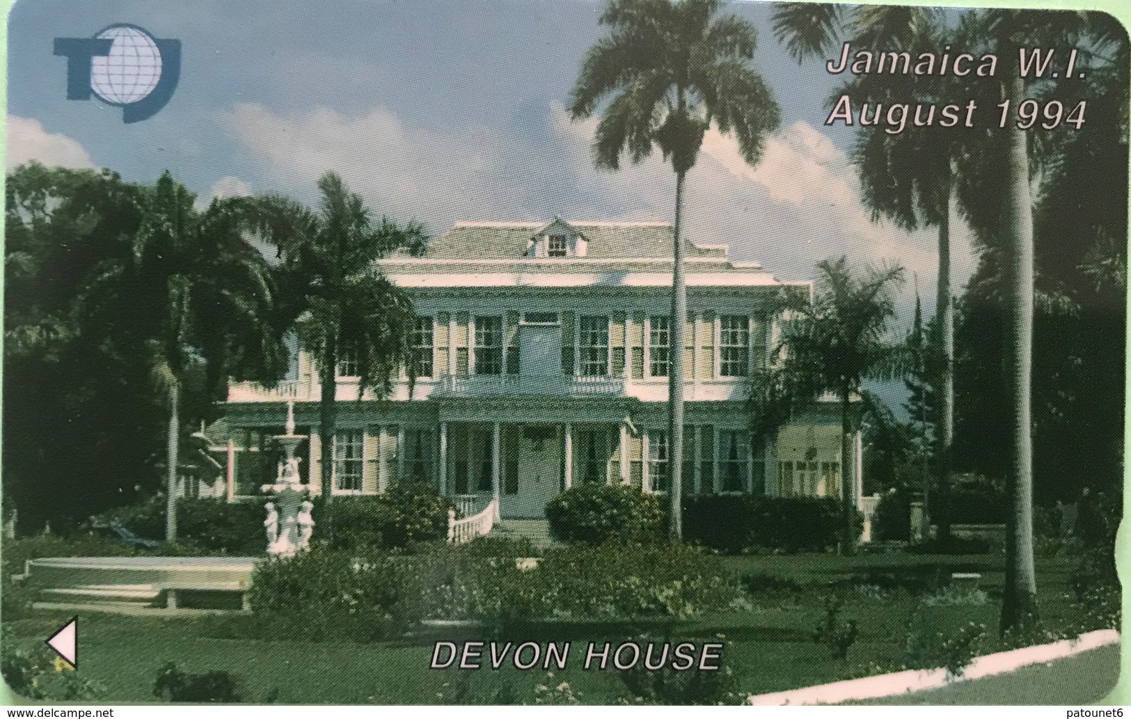 JAMAÏQUE  -  Phonecard  -  Devon House  -  J $ 20 - Jamaïque