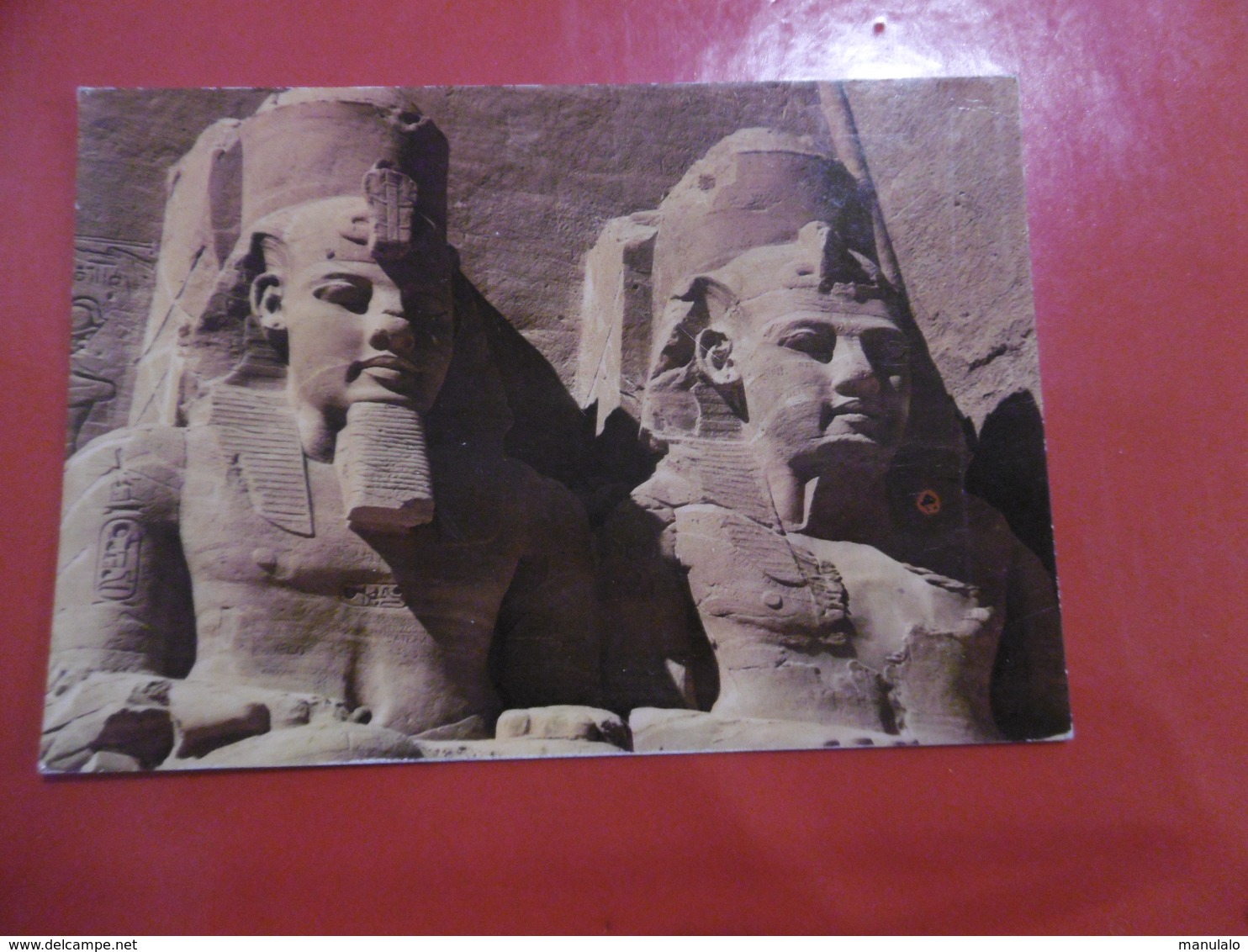 Abou Simbel Rock Temple Of Ramses II Partial View Of The Gigantic Statues - Tempels Van Aboe Simbel