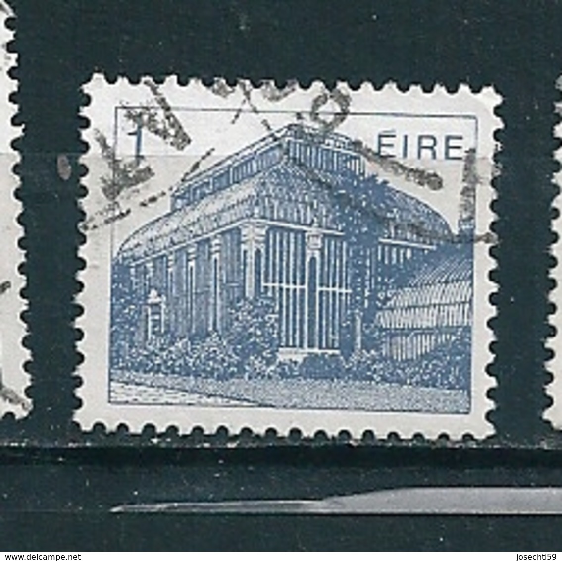 N° 511 Pavillon Central : Serre Des Jardins Botaniques   Timbre Irlande  1982 Oblitéré Eire - Oblitérés