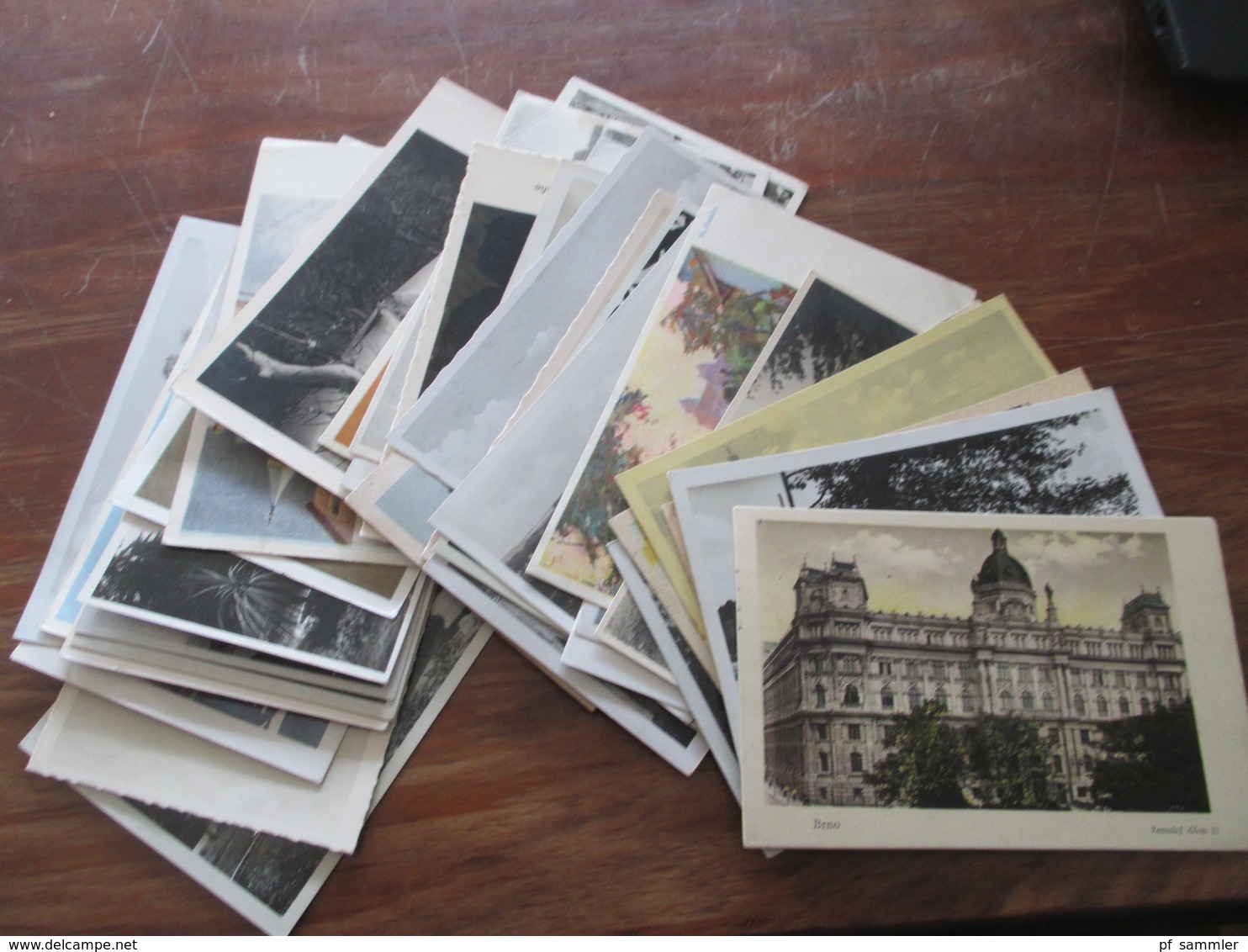 Ansichtskarten Böhmen Und Mähren 1942 / 43 Viele Verschiedene Stempel Und Karten! 36 Stück! Auch Ein Mitläufer Aus 1939 - Sammlungen (ohne Album)