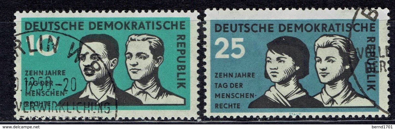 DDR / GDR - Mi-Nr 669/670 Gestempelt / Used (A1189) - Gebraucht