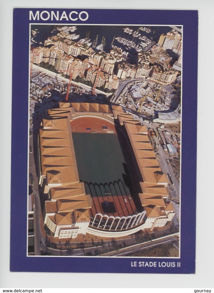 Monaco : Le Stade Louis II (cp Vierge N°98/0004 Aérienne) S.M.M.C. - Stades