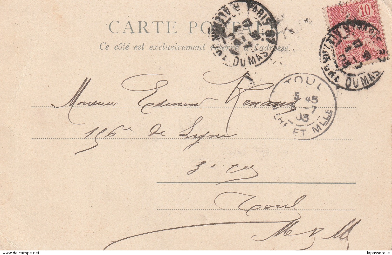 Carte Précurseur 1903- Edit Kunzli - 75 Paris Les Petits Métiers - Les Forts Des Halles ( écrite En Sténo) - Artisanat
