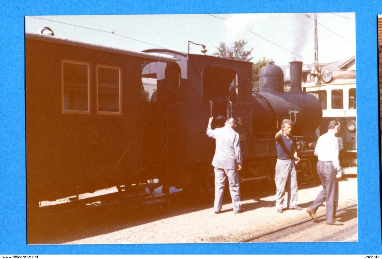 NY588, LEB, Train Lausanne -Echallens - Bercher, Photo 1973 - Trains