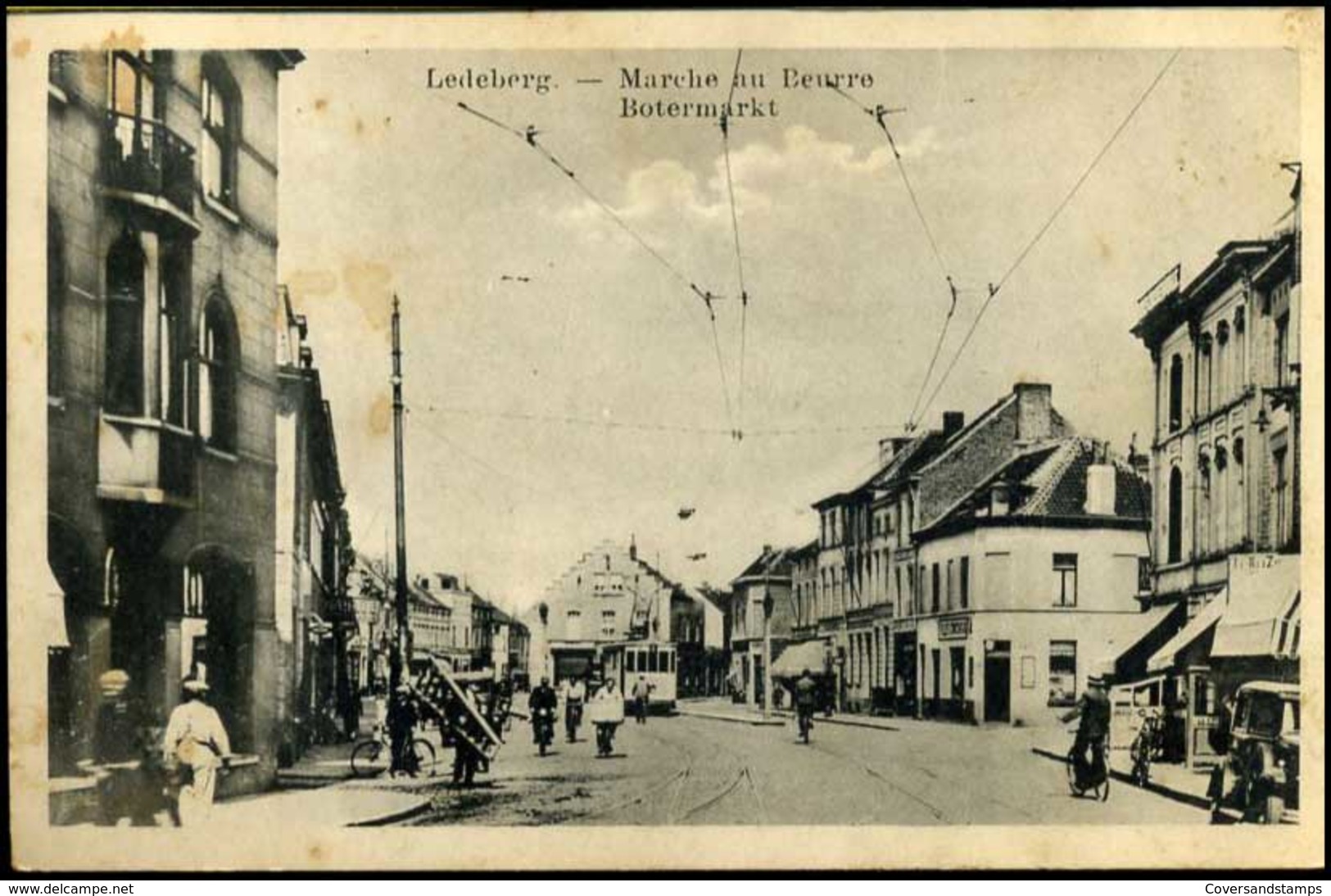 (J12989) - Postkaart - Botermarkt Te Ledeberg, Gent - Gent