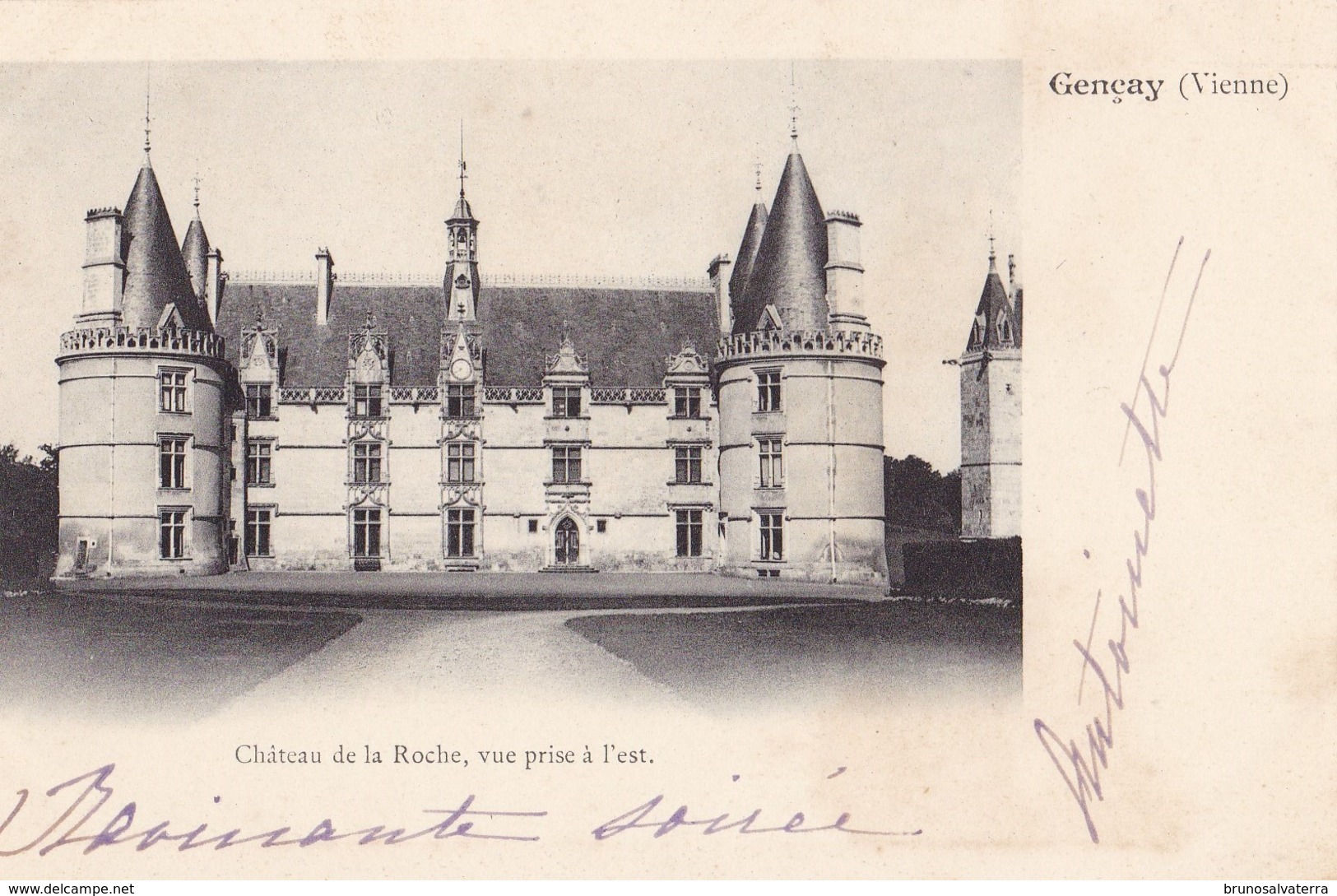 GENCAY - Château De La Roche, Vue Prise De L'est - Gencay