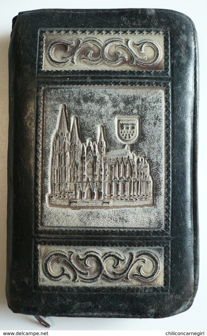 Portefeuille - Cathédrale Allemagne - Vintage - Porte Carte - Manucure - Porte Document - Carte D'identité Ouvriers - 54 Cartes