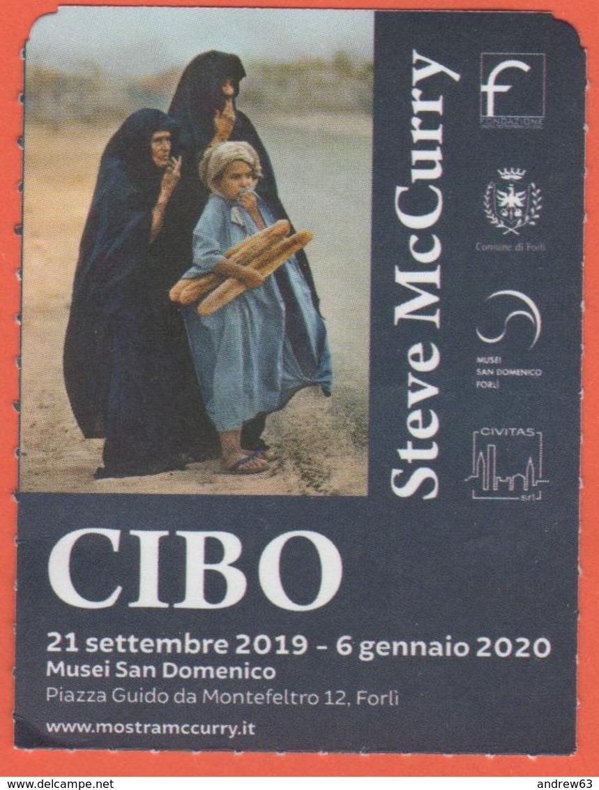 Musei San Domenico Forlì - Mostra "Steve McCurry, CIBO" - Biglietto D'Ingresso Ridotto - Usato - Tickets - Entradas
