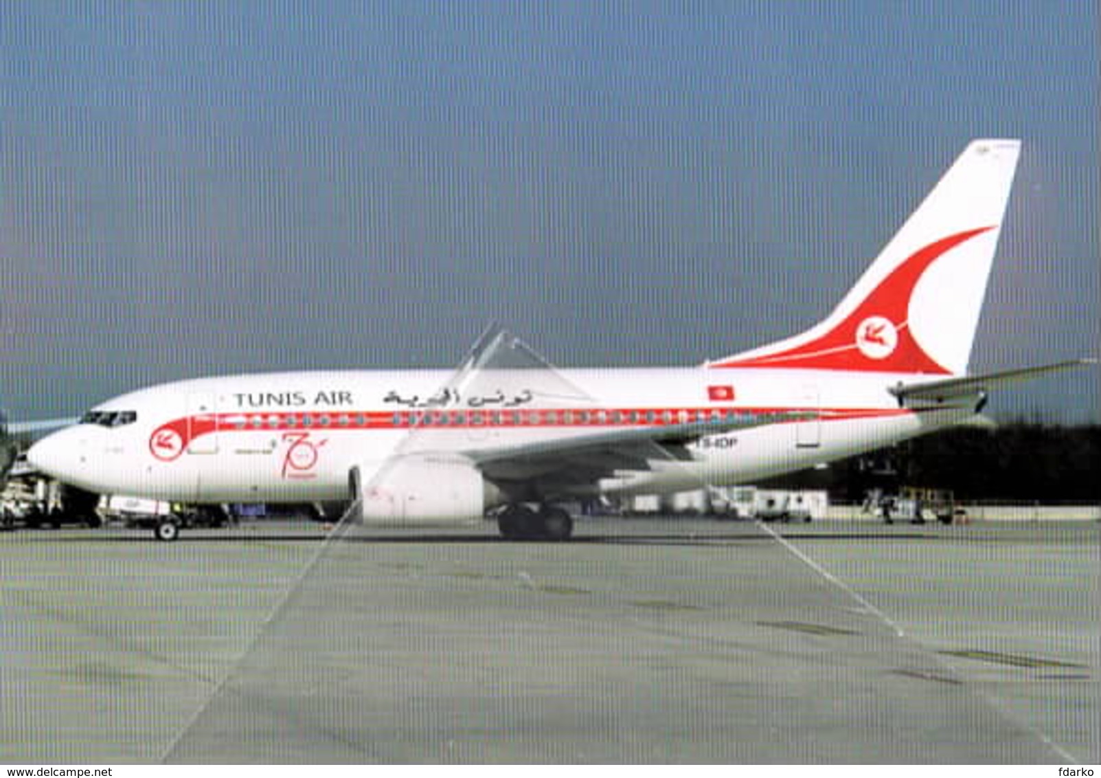 Tunis Air Airways B.737 JTS-IOP B.737 Tunisia 70° Anniversario - 1946-....: Era Moderna