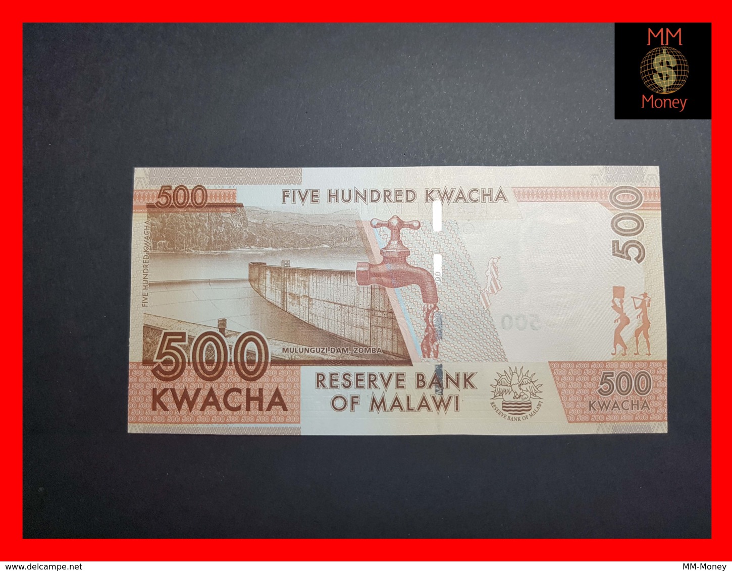 MALAWI 500 Kwacha 1.1.2014  P. 66  UNC - Malawi