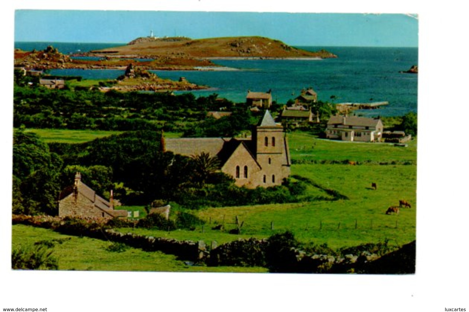 THE CHURCH & OLD GRIMSBY. TRESCO. SCILLY. - Scilly Isles