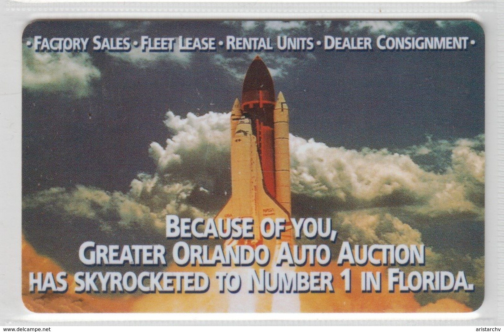 USA SPACE ROCKET LAUNCH GREATER ORLANDO AUTO AUCTION FLORIDA - Espace