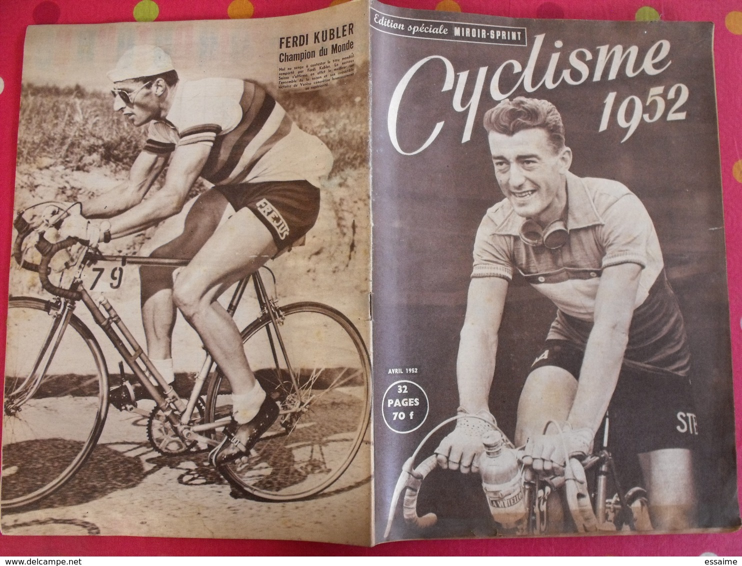 Cyclisme 1952. édition Spéciale Miroir-sprint. Avril . Louison Bobet Ferdi Kubler Koblet Coppi Magni Bartali - 1950 - Today