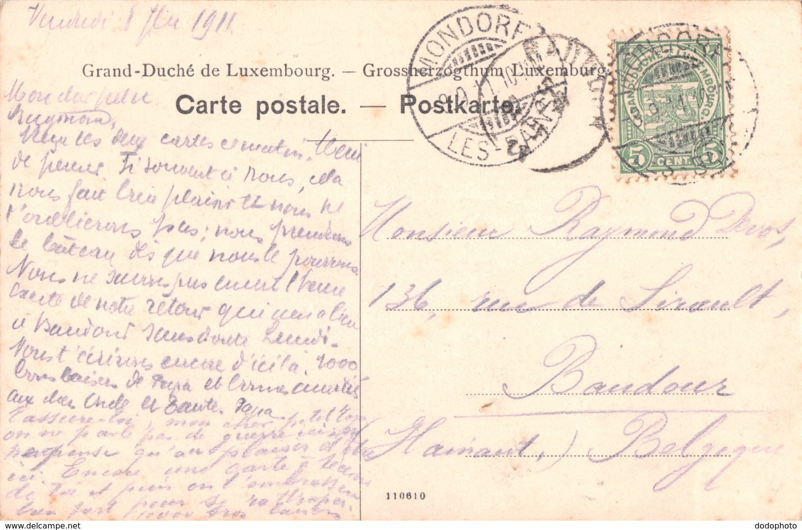 R334086 Environs De Mondorf Les Bains. Le Castel Entre Mondorf Et Altwies. 1911 - World