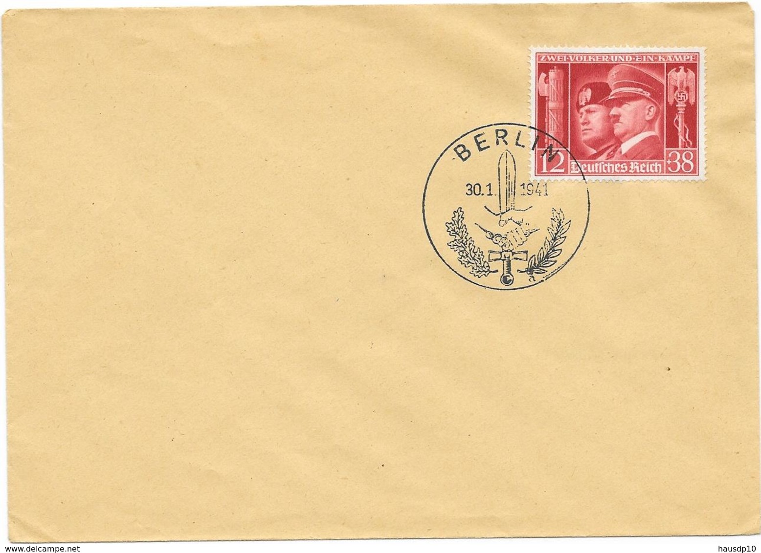 DR Brief Mit MI.763 FDC Berlin 30.1.1941 - Briefe U. Dokumente