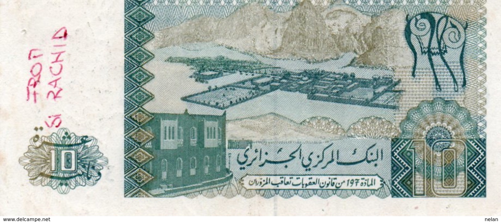 ALGERIA 10 DINARS 1983 P-132a.1 CIRC - Algeria