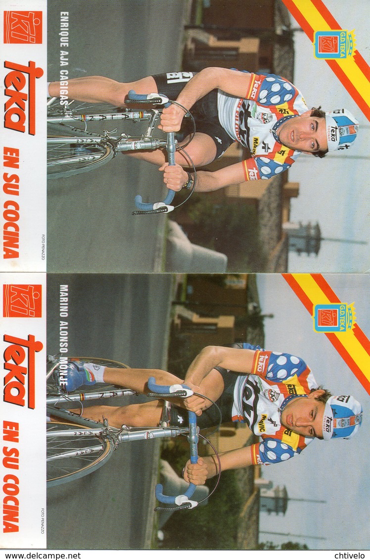 Cyclisme, 24 Cartes Teka 1988 - Cyclisme