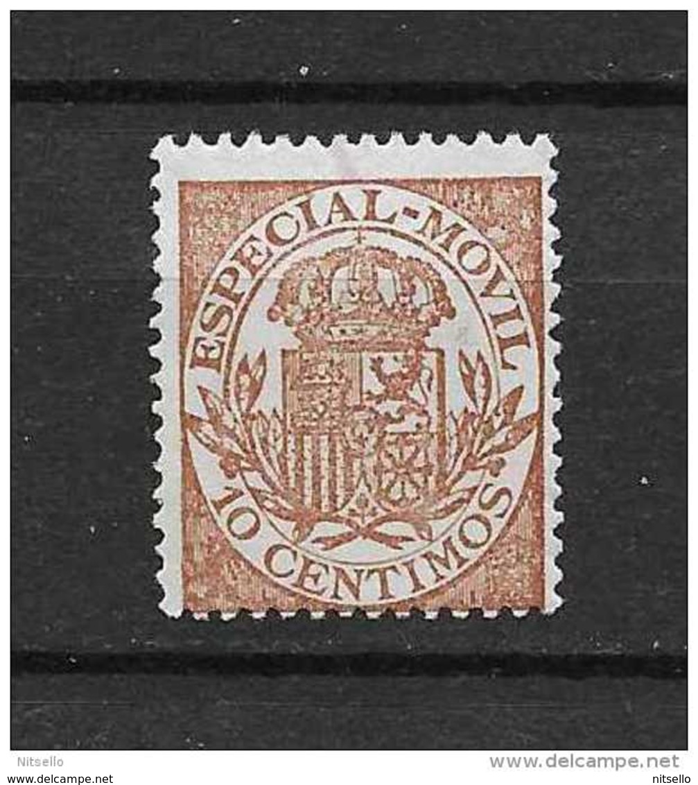 LOTE 1891 E  ///   ESPAÑA  ESPECIAL TIMBRE MOVIL    10 CTMOS   NUEVOS SIN GOMA - Revenue Stamps