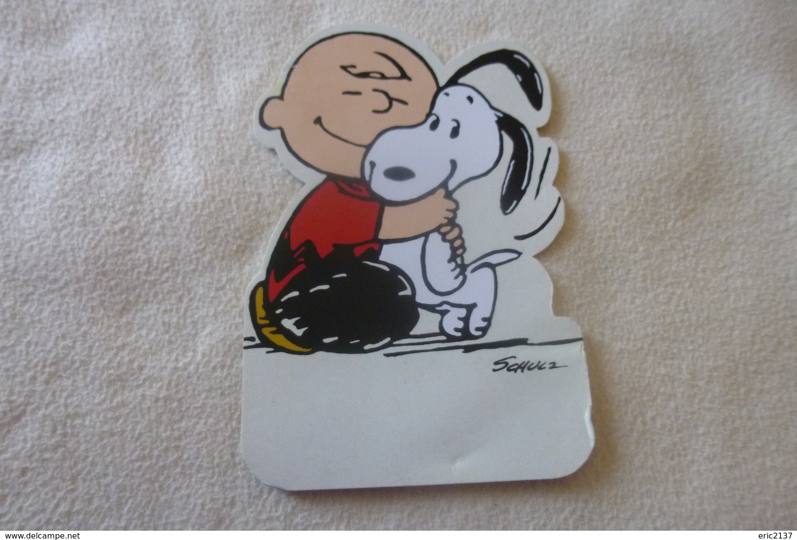 BELLE ILLUSTRATION ..CARTE DOUBLE D'ANNIVERSAIRE...CHARLIE ET SNOOPY - Autres & Non Classés