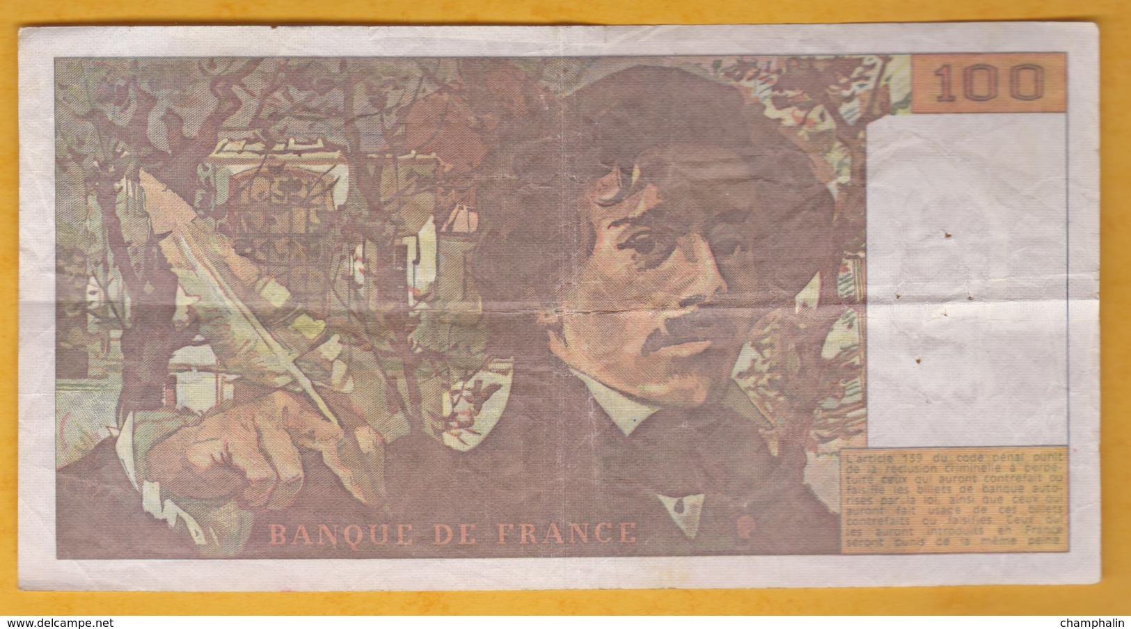 France - Billet De 100 Francs Type Delacroix - 1990 - 100 F 1978-1995 ''Delacroix''