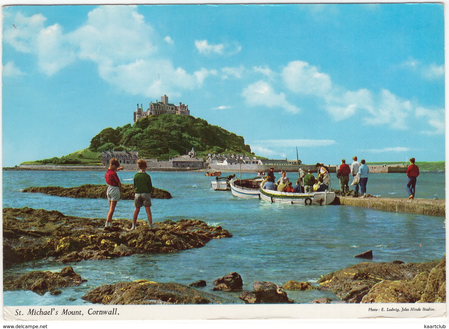 St. Michael's Mount, Cornwall - (John Hinde Postcard) - 1967 - St Michael's Mount