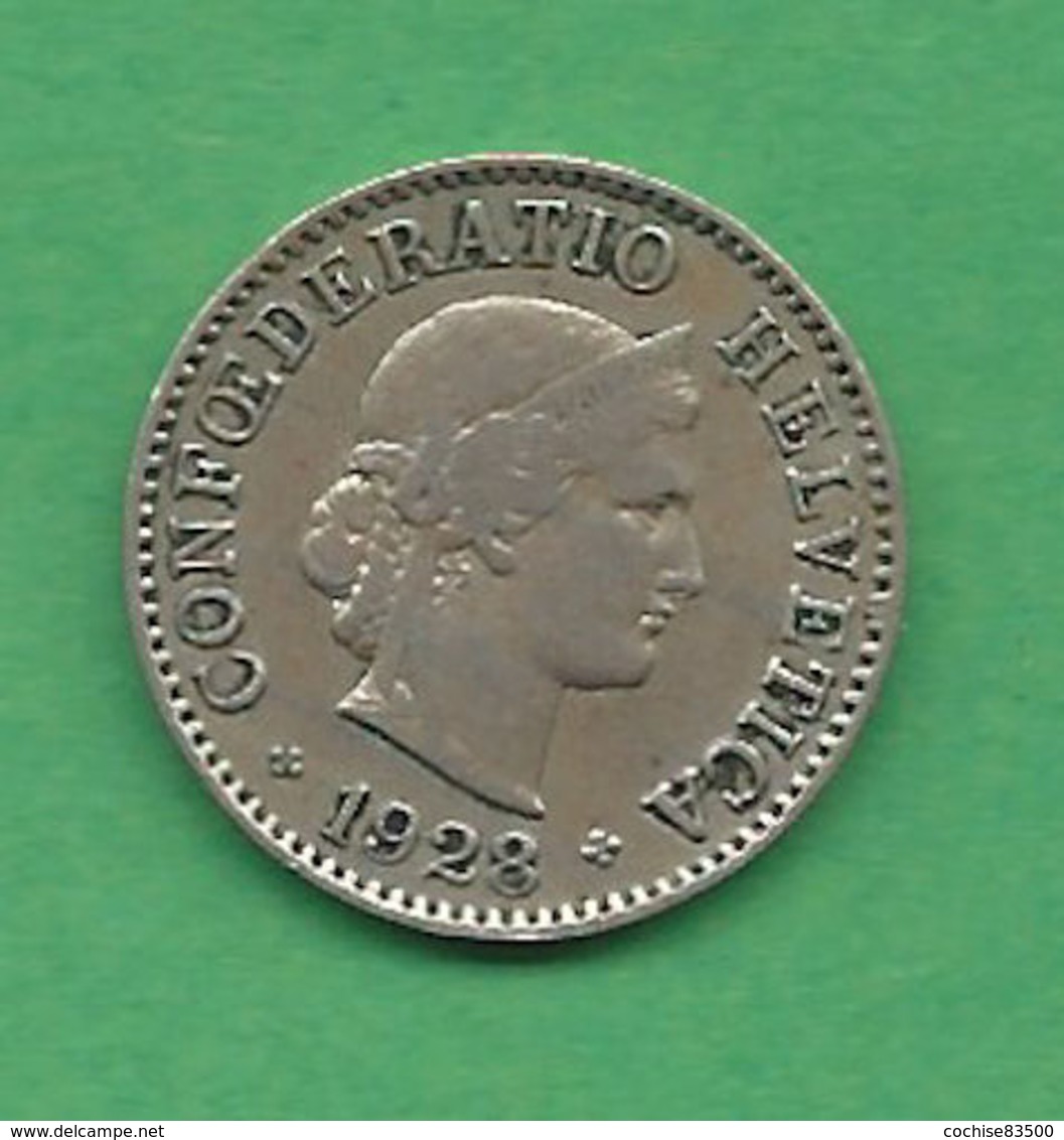 Monnaie Suisse - 5 Rappen 1928 B (Cupro Nickel) KM# 26 - Autres & Non Classés