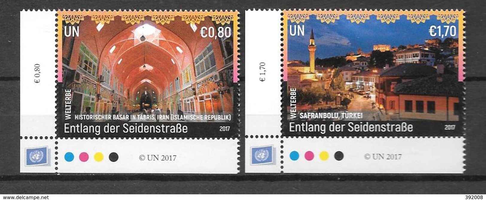 2017 - 962 à 963**MNH - Patrimoine Mondial - Nuovi