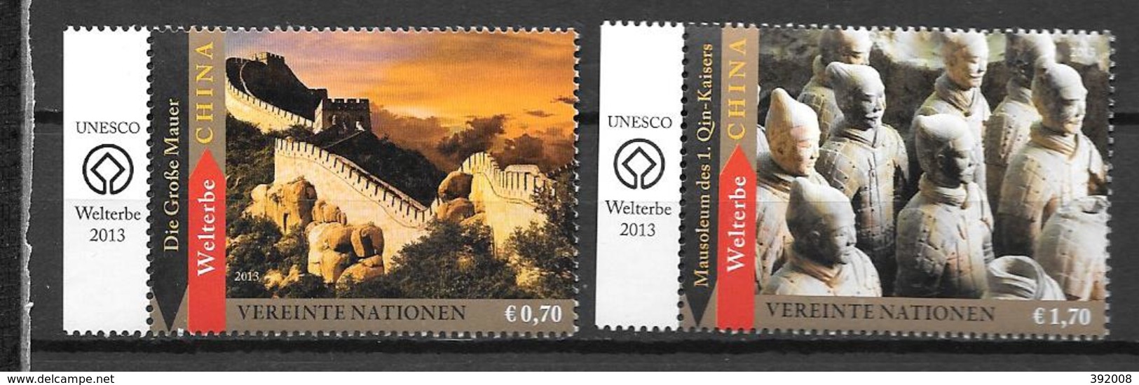 2013 - 776 à 777**MNH - Patrimoine Mondial, Chine - Neufs