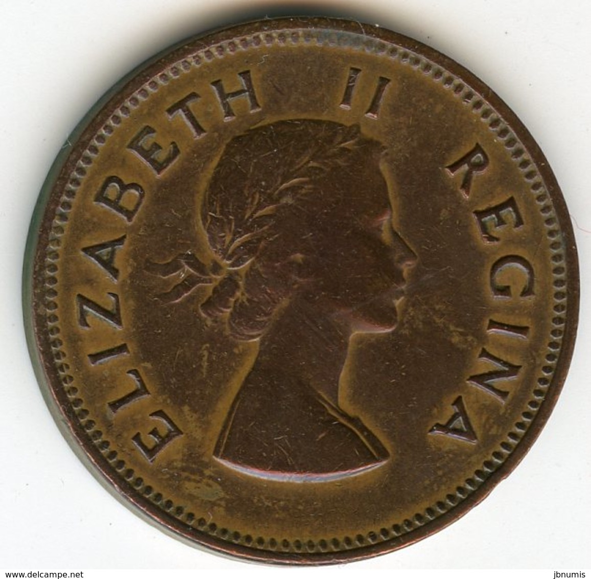 Afrique Du Sud South Africa 1/2 Penny 1953 KM 45 - Afrique Du Sud