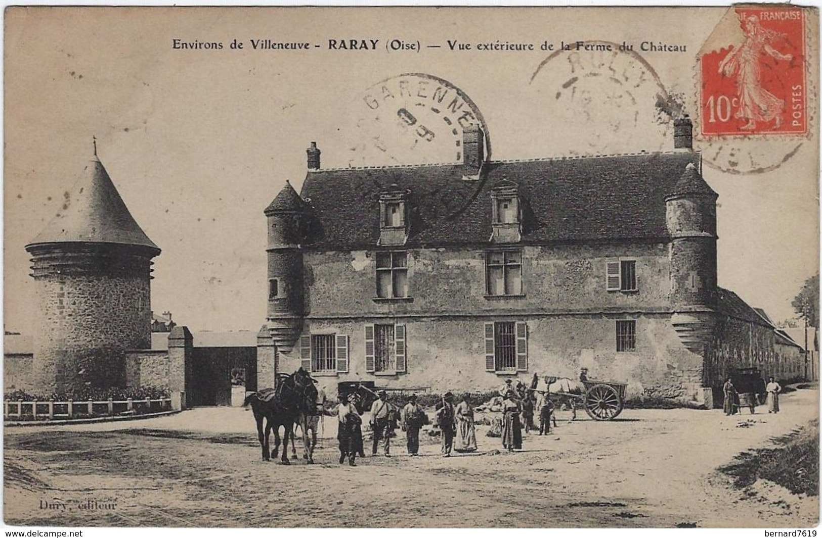 60  Raray  Environs De Villeneuve  Vue Exterieure De La Ferme Du Chateau - Raray