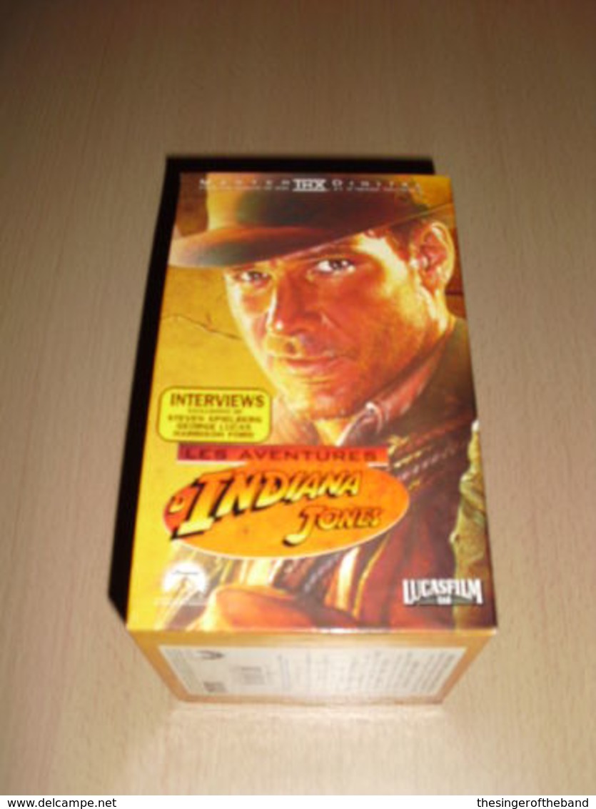 LES AVENTURES D'INDIANA JONES VHS (coffret 4 Cassettes) Harrison Ford Lucasfilm - Actie, Avontuur