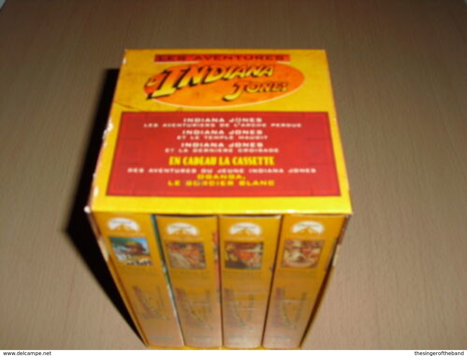 LES AVENTURES D'INDIANA JONES VHS (coffret 4 Cassettes) Harrison Ford Lucasfilm - Actie, Avontuur