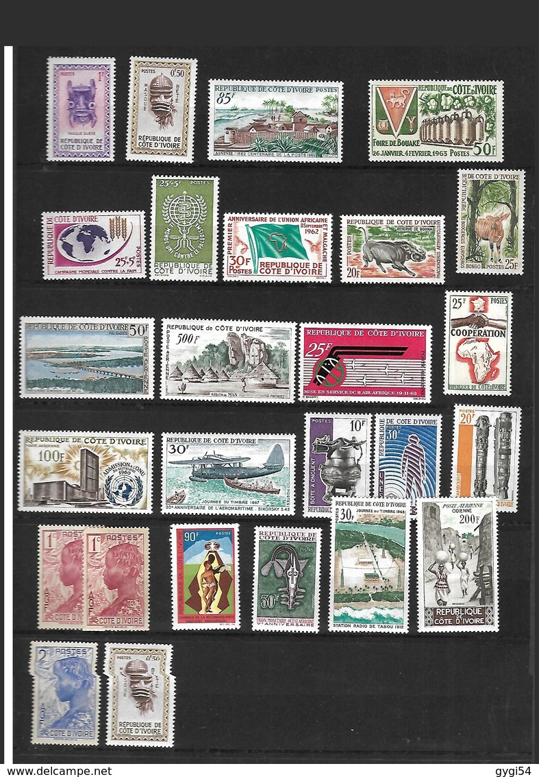 Cote D' Ivoire  Poste Aérienne  Et Poste   LOT    N** MNH - Unused Stamps