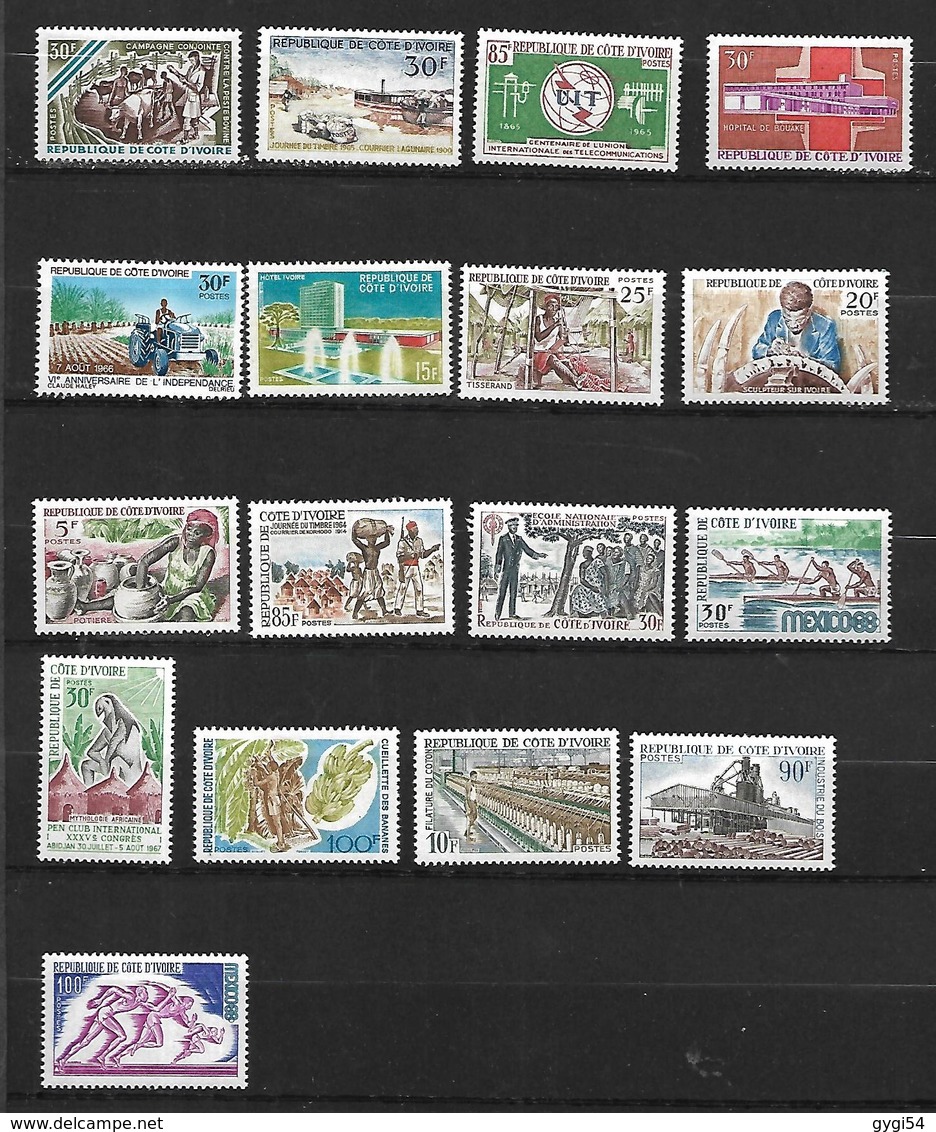 Cote D' Ivoire  Poste Aérienne  Et Poste   LOT    N** MNH - Unused Stamps