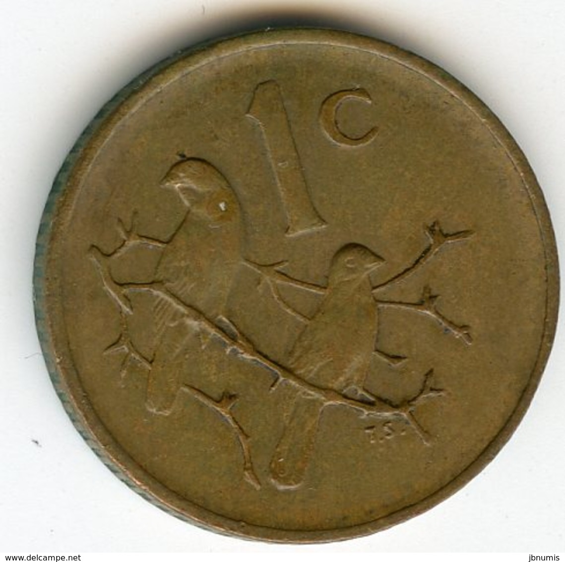 Afrique Du Sud South Africa 1 Cent 1976 Président Fouche KM 91 - Afrique Du Sud