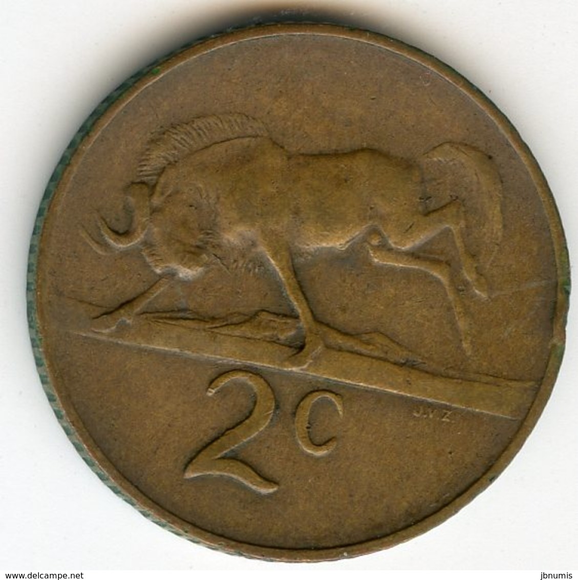 Afrique Du Sud South Africa 2 Cents 1967 KM 66.1 - Afrique Du Sud