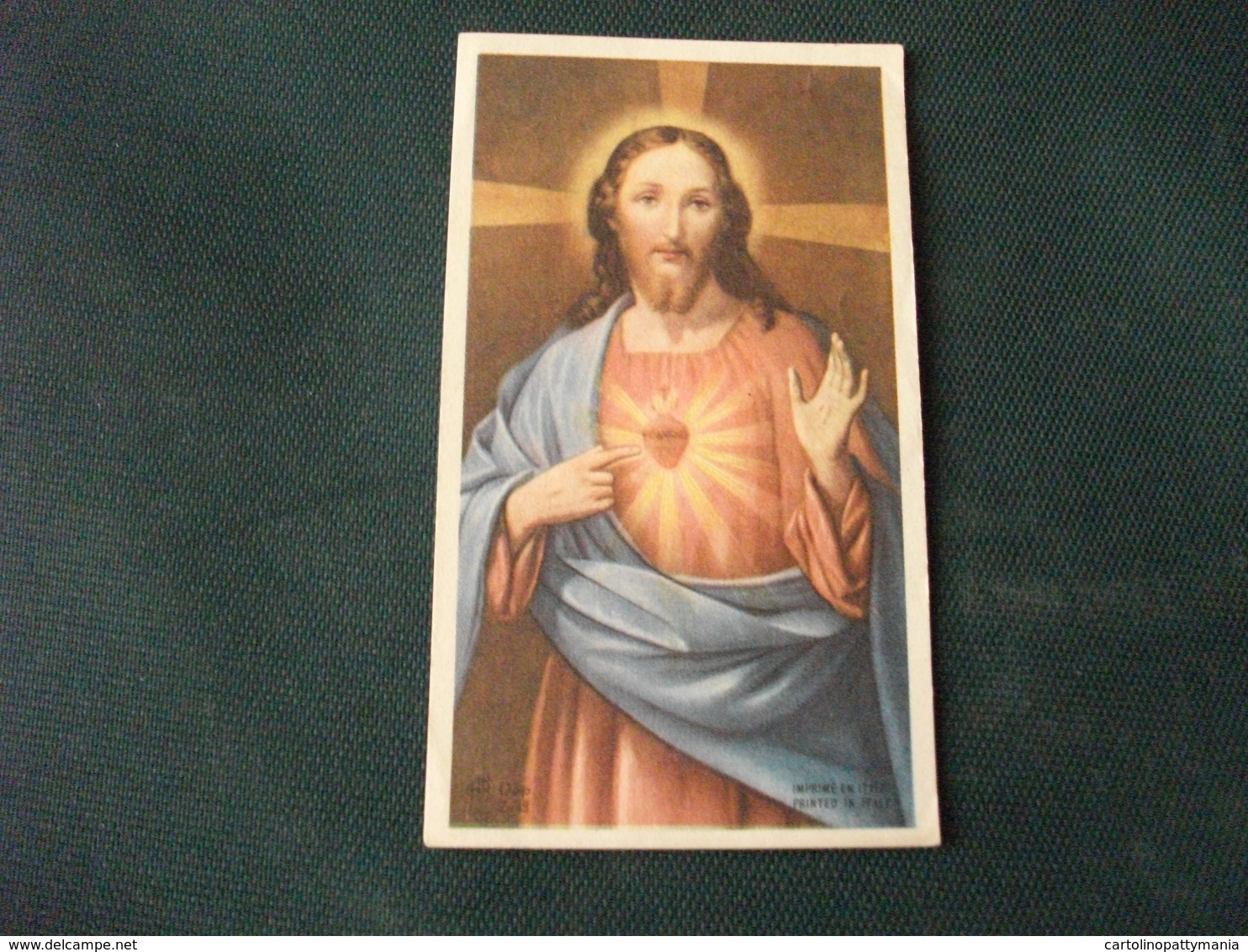 SANTINO HOLY PICTURE IMAIGE SAINTE SACRO CUORE DI GESU' Z /49 - Religione & Esoterismo