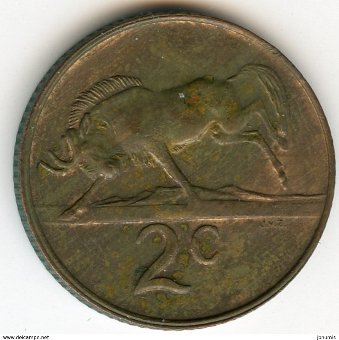 Afrique Du Sud South Africa 2 Cents 1981 KM 83 - Afrique Du Sud