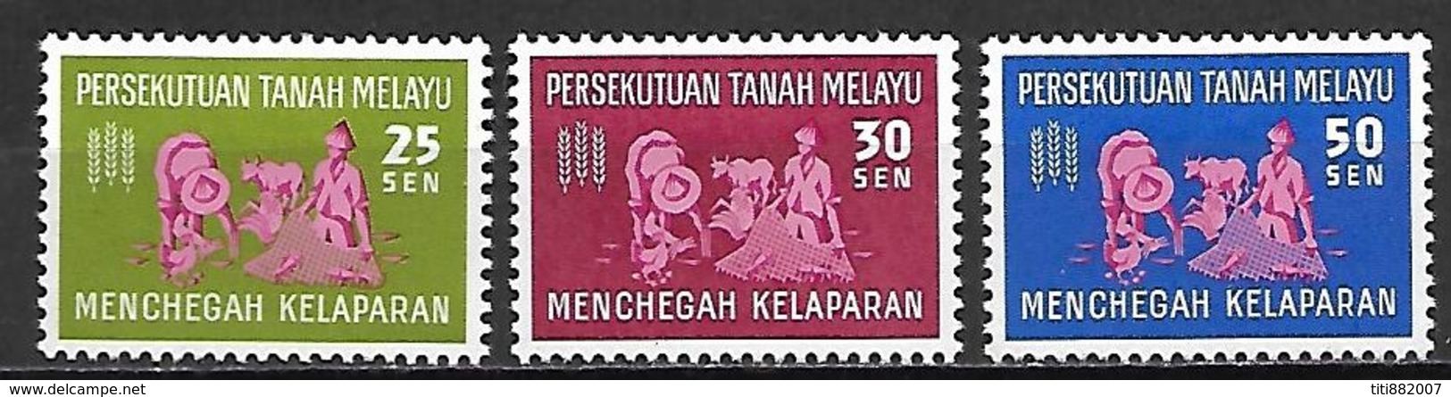 PERSEKUTUAN TANAH MELAYU    -   Agriculture / Pêche / Elevage.   Neufs * - Malaysia (1964-...)