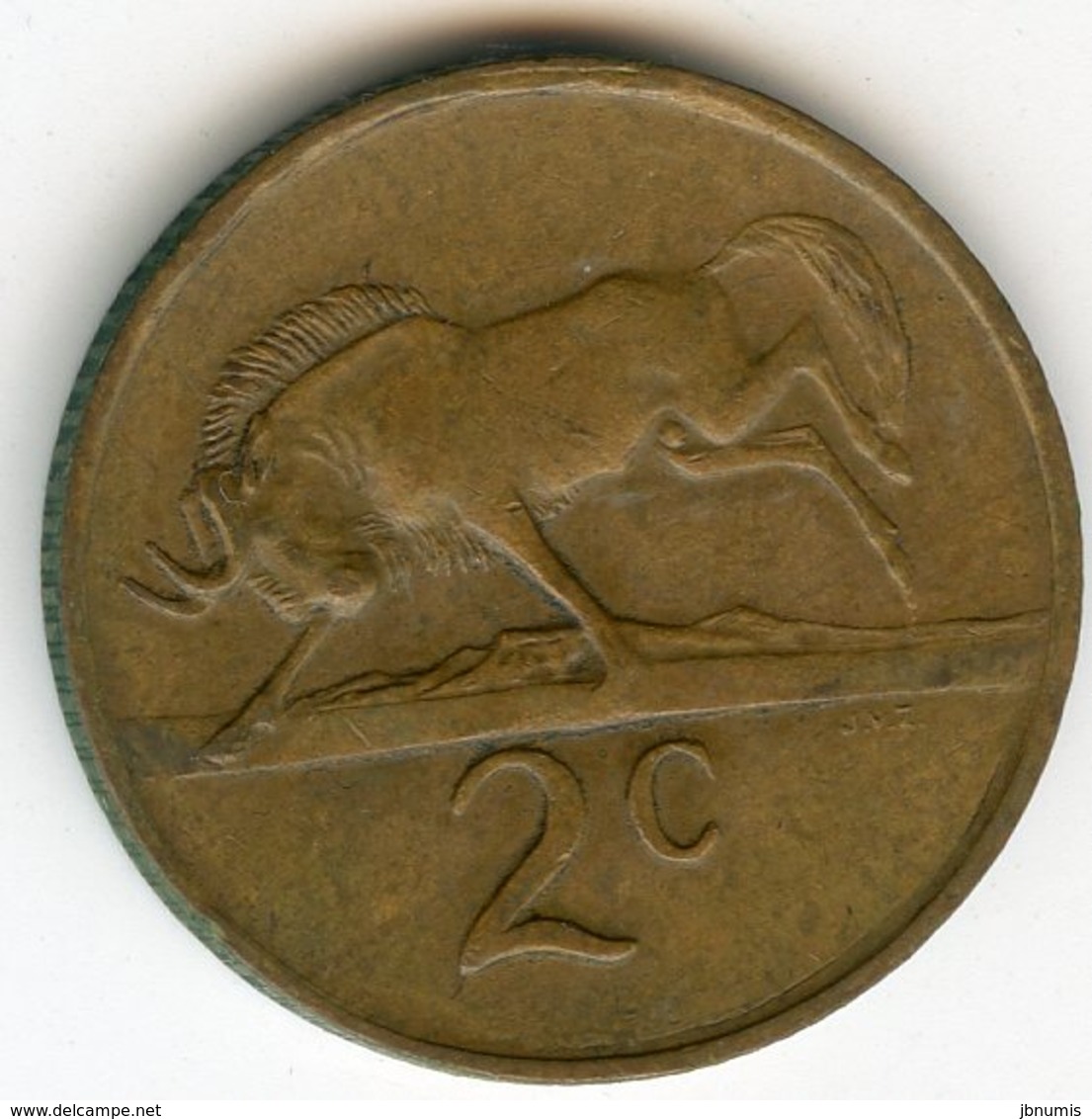 Afrique Du Sud South Africa 2 Cents 1976 Président Fouche KM 92 - Afrique Du Sud