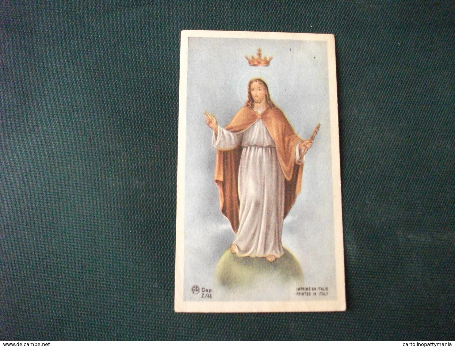 SANTINO HOLY PICTURE IMAIGE SAINTE OSANNI L'AMORE AL DIO REDENTORE Z/45 - Religione & Esoterismo