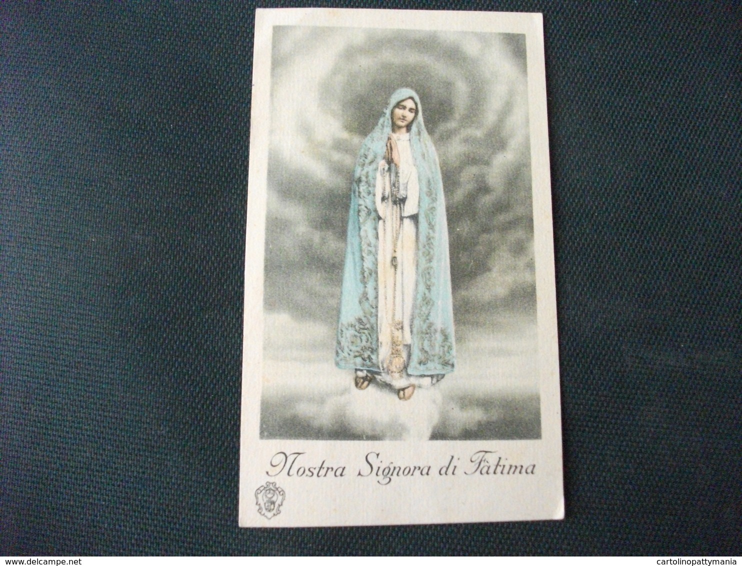 SANTINO HOLY PICTURE IMAIGE SAINTE MADRE SIGNORA DI FATIMA - Religione & Esoterismo