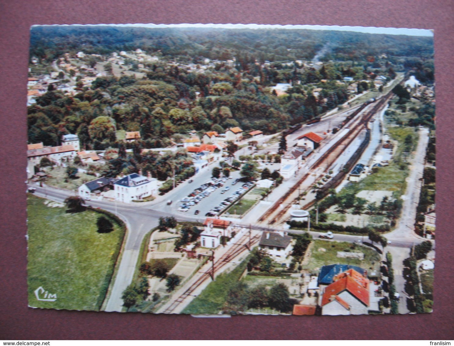 CPA CPSM PHOTO 78 ST SAINT REMY LES CHEVREUSE Quartier De La Gare Vue Aérienne  1970 80 - St.-Rémy-lès-Chevreuse