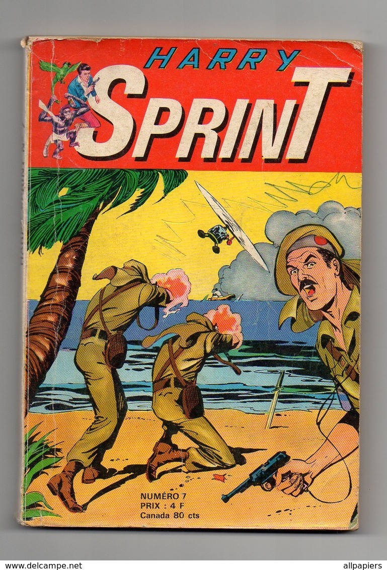 Petit Format Harry Sprint N°7 Le Galion Fantôme - Les Pirates Sous La Mer De 1977 - Sagédition