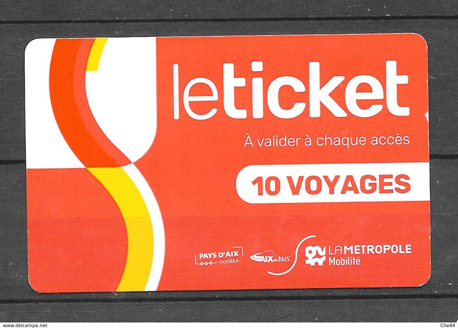 Le Ticket  10 Voyages Rechargeable. (Voir Commentaire) - Europa