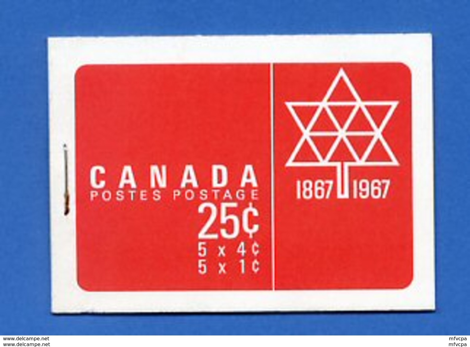 L4E205 CANADA Carnet 1967 25c Neuf Non Ouvert - Carnets Complets