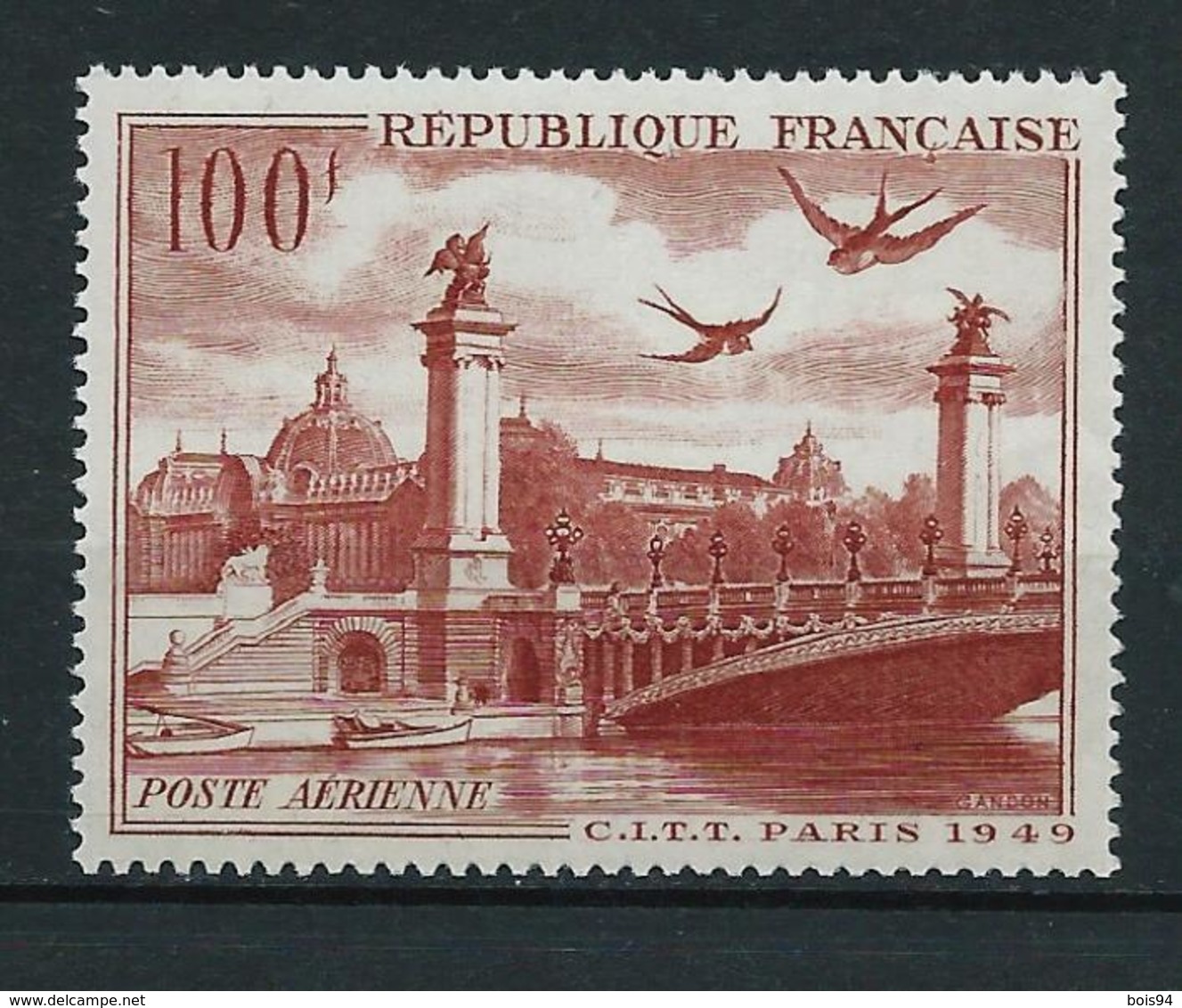 FRANCE 1949 . Poste Aérienne N° 28 . Neuf * (MH) . - 1927-1959 Neufs