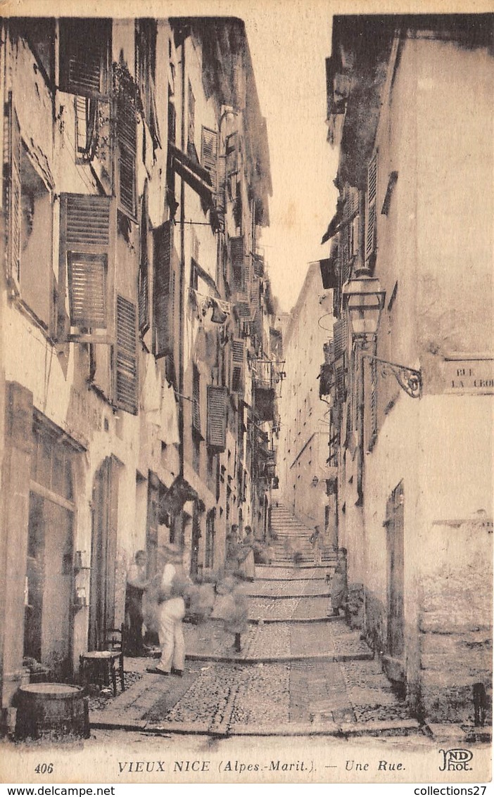 06-NICE- VIEUX NICE UNE RUE - Vita E Città Del Vecchio Nizza