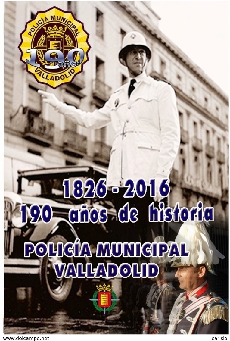 VALLADOLID. 190 ANIV. POLICIA MUNICIPAL. TARJETA  PREFRANQUEADA ESPAÑA. TARIFA A. ENTERO POSTAL. Postcard Paid Postage. - 1931-....